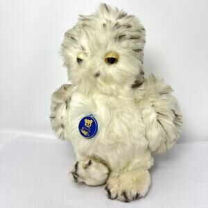 Dakin Snow Barn Forest VTG Owl White Stuffed Animal Bird 1981 Plush Realistic